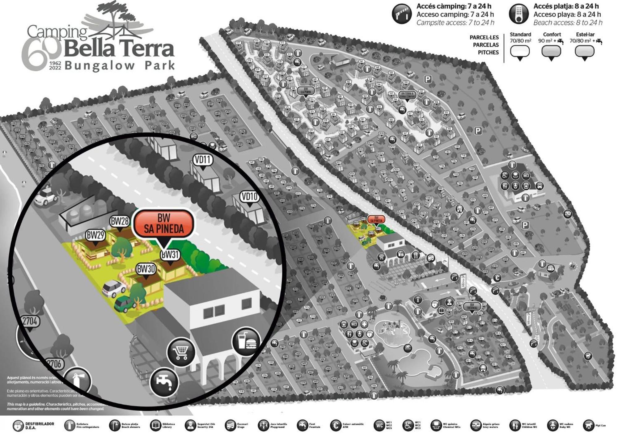 Camping Bella Terra Blanes Buitenkant foto